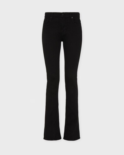 7 For All Mankind Bootcut Rinsed Black   Black   28 x 34