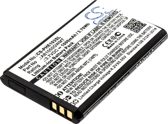 Batteri til Doro PhoneEasy 1362 etc