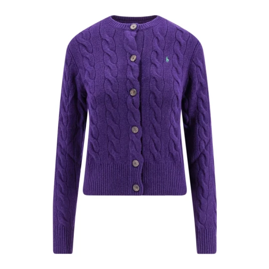 Polo Ralph Lauren Dame Strikkevarer Lilla XL, Polo Ralph Lauren Dame Strikkevarer Lilla XL,