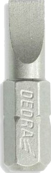 Dedra Skrutrekkerbits Flate Sl5.5X25 Mm, 3 Stk. Blister (18A00sl550-03)