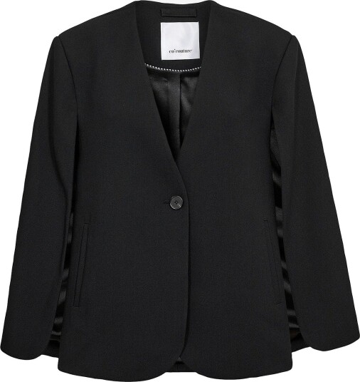 co’couture   Blazer VolaCC Cape Button Blazer   Svart