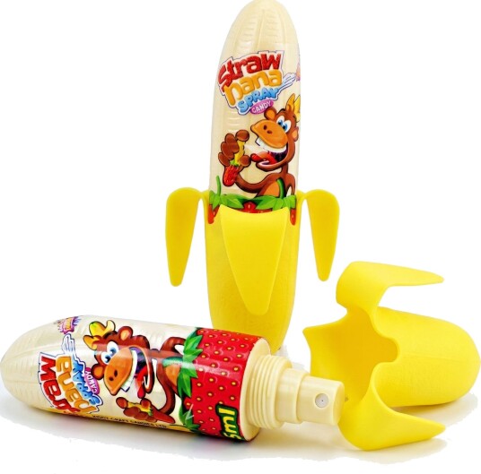 1 stk Sweet Flash Strawnana - Godterispray med Jordbær- og Banansmak