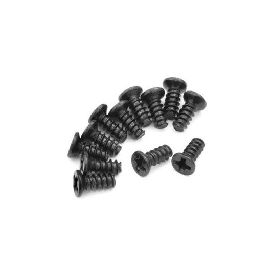 BlackZon BZN540052 Selvskjærende skruer til RC-bil 2.3x6mm