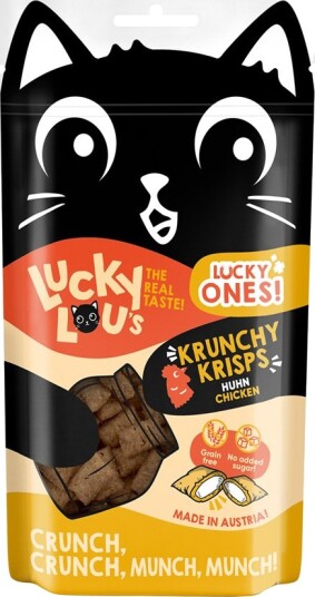 Lucky Lou Krunchy Krisps Kylling 60 G