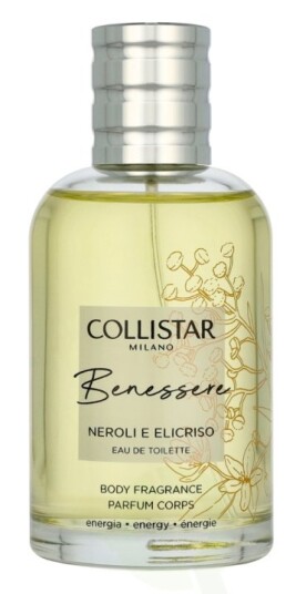 Collistar Benessere Neroli & Helichrysum 100 ml Eau de Toilette Spray for Her Collistar Benessere Neroli & Helichrysum 100 ml Eau de Toilette Spray for Her