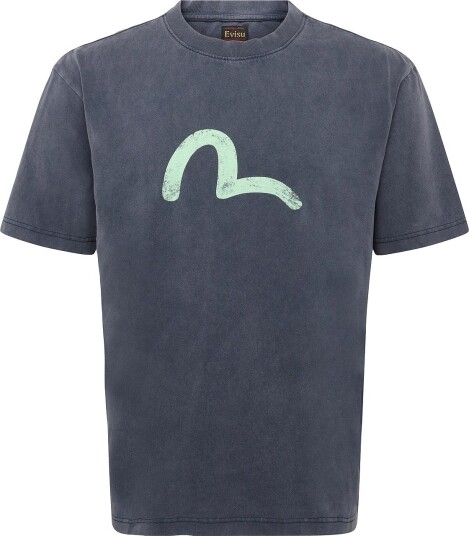 Evisu Ej Vintage Seagull S/S Tee DARK NAVY S