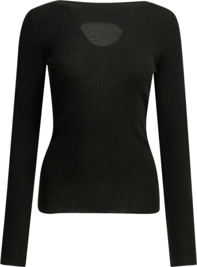 Rick Owens Dame Topper Svart M,