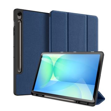 Dux Ducis Samsung Galaxy Tab S10 FE+ Domo Tri-Fold Smart Folio-etui Blå