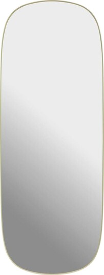 Innrammet Speil 118x44,5 cm Lys Gul/ Klar