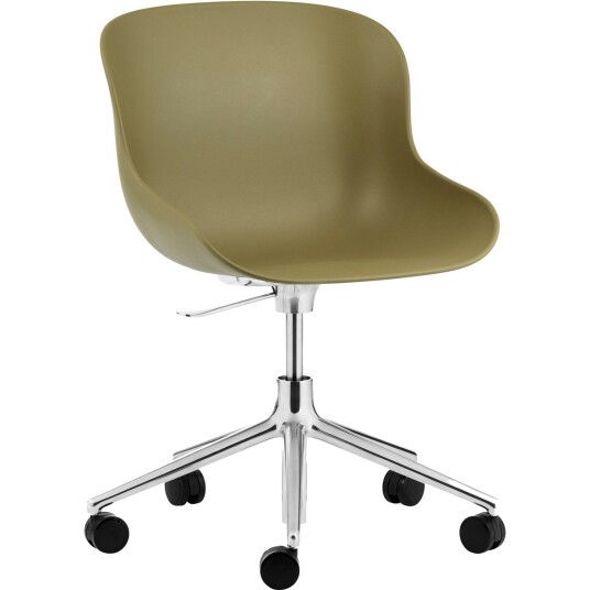 Normann Copenhagen Hyg Svingstol 5W Aluminium / Olive