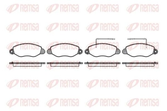 Bremseklosser REMSA 0772.22 Bremseklosser REMSA 0772.22