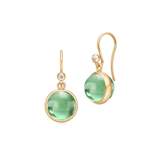 Julie Sandlau Prime Øredobber 22 kt. Gullbelagt sølv HKS181GDGRATCRCZ - Dame - 925 sterling silver