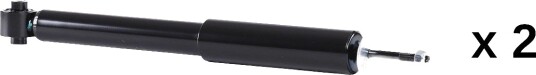 RIDEX 854S20743 Støtdemper