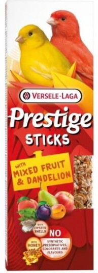 Versele-Laga Prestige Sticks Canaries Frukt & Løvetann 60G