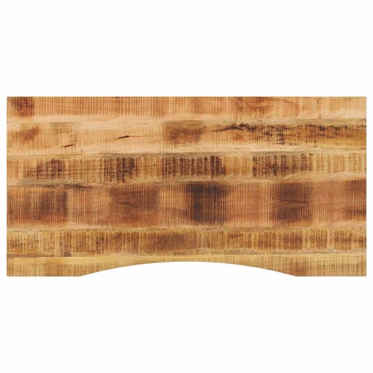 Skrivebordsplate med kurve 110x50x2,5 cm heltre grovt mangotre 8721012089075