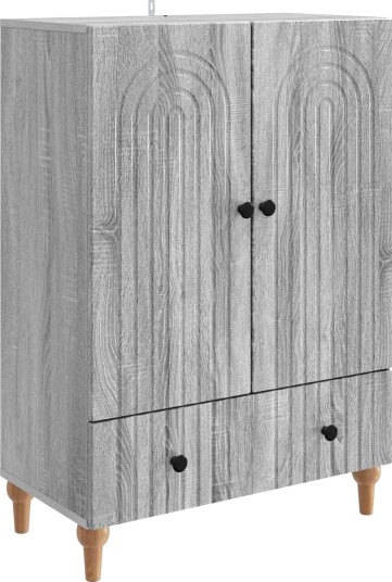 Serviesskap Grå sonoma 66 x 34,5 x 95 cm Konstruert tre Serviesskap Grå sonoma 66 x 34,5 x 95 cm Konstruert tre