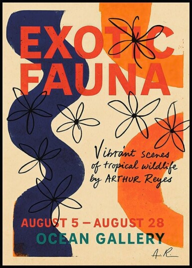 Exoticfaunagallery Poster Plakat / 21x30cm