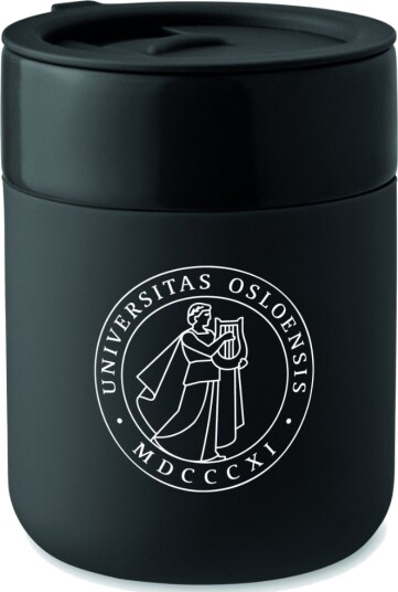 Keramisk Kopp Queram 330 ml Svart UiO