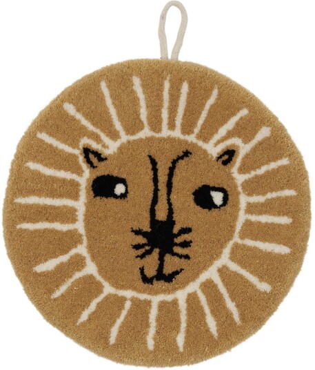 OYOY Lion Miniature Veggdekorasjon Caramel OYOY Lion Miniature Veggdekorasjon Caramel