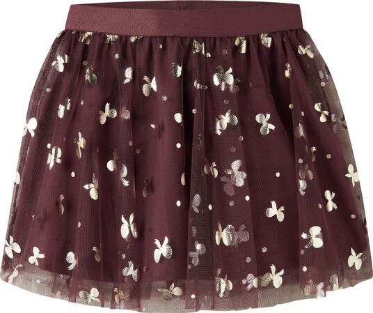 Name It Skjørt - Tyll - NmfRosally - Catawba Grape - Name It - 1½ år (86) - Skjørt Bordeaux Gull Lilla