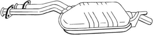 Midtre eksospotte BOSAL 175 291