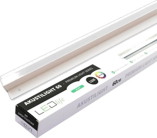 Ledlife 60 cm LED Troldtekt skinne 19W Akustilight innfelt 24V Dimbar : Dimbar Kulør : Nøytral Ledlife 60 cm LED Troldtekt skinne 19W Akustilight innfelt 24V Dimbar : Dimbar Kulør : Nøytral