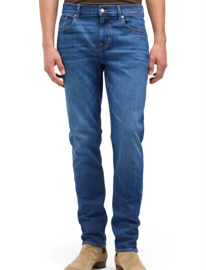7 For All Mankind Slimmy Tapered Peak Blue 33 x 32 7 For All Mankind Slimmy Tapered Peak Blue 33 x 32