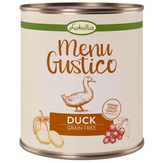 Lukullus Menu Gustico And Med Gulrot Tyttebær Og Rosmarin 6 X 800 G