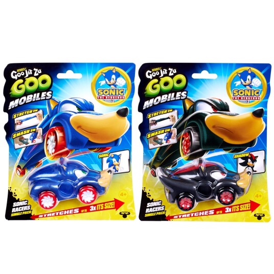 Goo Jit Zu Goo Mobiles Sonic Kjøretøy - Strekkbar og Klebrig