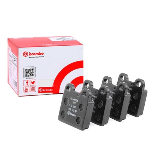 Bremseklosser BREMBO P 06 001 Bremseklosser BREMBO P 06 001