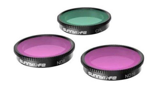 Sunnylife Filter Set Of 3 Cpl+Nd8+Nd16 Sunnylife Filters For Insta360 Go 3/2