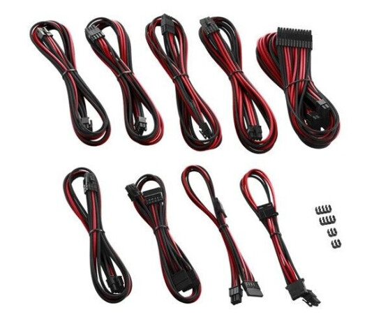 CableMod PRO ModMesh C-Series RMi/RMx Cable Kit - Black/Red