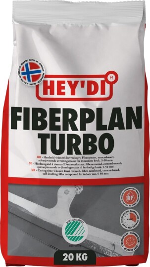 Heydi Avrettingsmasse Fiberplan Turbo 20kg