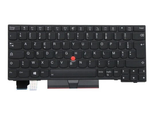 Primax - Erstatningstastatur For Bærbar Pc - Med Trackpoint, Ultranav - Bakbelysning - Fransk - Svart - For Thinkpad L13 Gen 2 20Vh, 20Vj L13 Yoga Gen 2 20Vk, 20Vl X13 Gen 1 20T2, 20T3, 20Uf, 20Ug