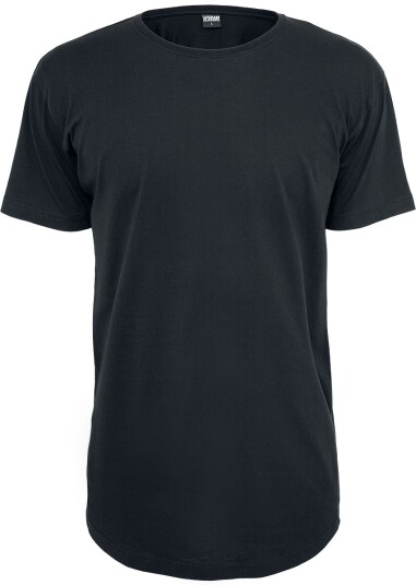 Urban Classics T-skjorte Shaped Long Tee S til 5XL Herrer svart