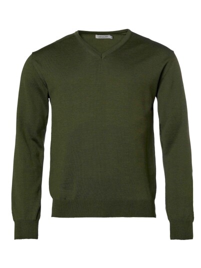 Chevalier Aston V Neck Merino Pullover Men Pine Green 2XL 2XL