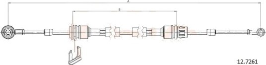 Kabel, girmekanisme COFLE 12.7261