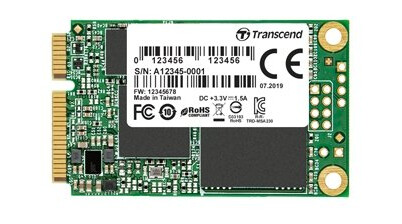Transcend Msa452t2, 128 Gb, Msata, 560 Mb/S, 6 Gbit/S