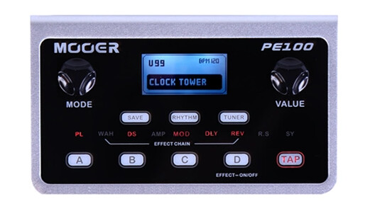 Mooer PE 100 Portable Guitar Effects Mooer PE 100 Portable Guitar Effects