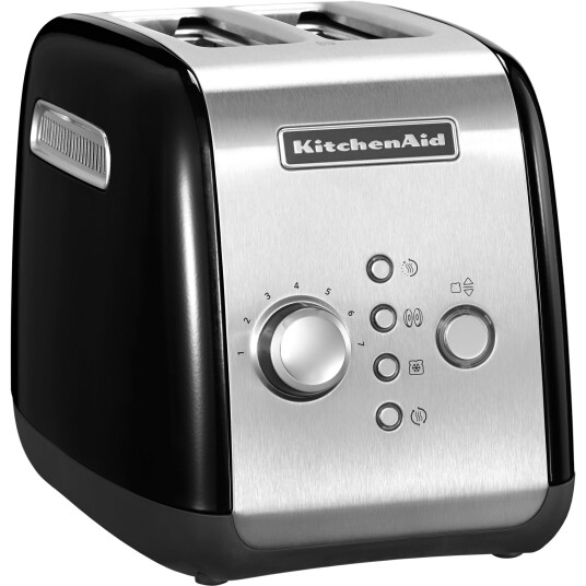 KitchenAid 5KMT221EOB Brødrister 2 Skiver Svart med Bagelfunksjon