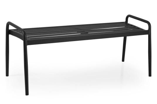 Brafab Sonnac benk Svart 124 x 51 cm Svart