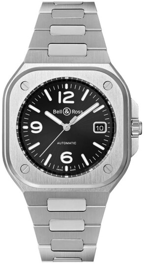 Bell & Ross Herreklokke BR05A BL ST/SST Br 05 Sort/Stål