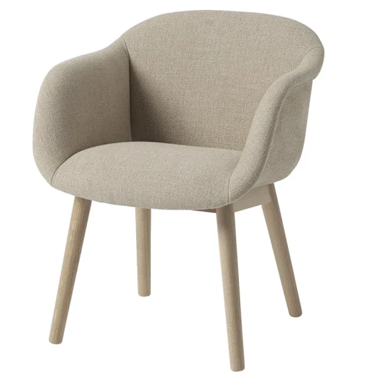 Muuto Fiber Soft Armchair Wood Base Ecriture 240 Oak Muuto Fiber Soft Armchair Wood Base Ecriture 240 Oak