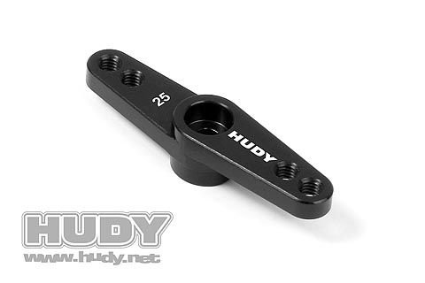 Hudy 293496 Alu Throttle Servo Horn Futaba - Offset - 25T - V2
