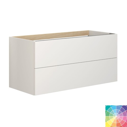 Dansani Inzo Sideskap 2 Skuffer B40-120xh48xd44 cm - Glatt NCS Farge / 100cm