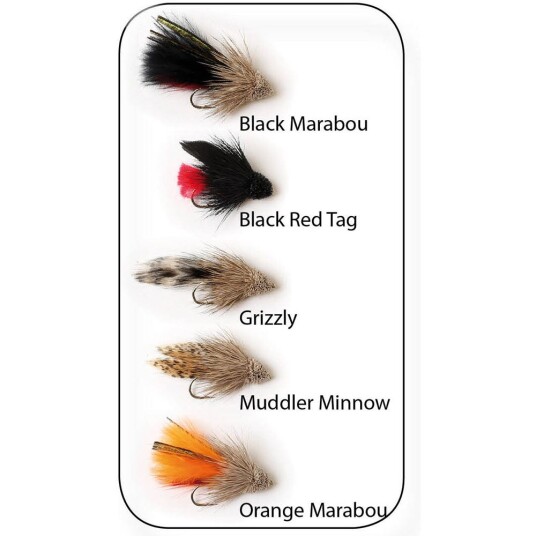 Wiggler Muddler fluer - 5 pk.