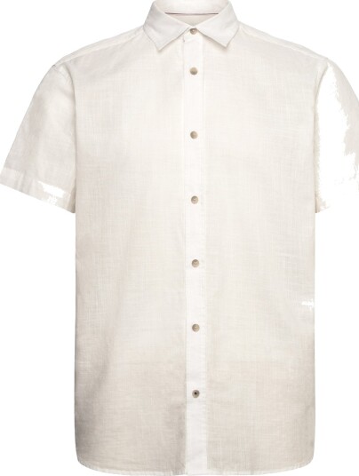 Jack & Jones Jjhenry Slub Shirt Ss   White   L