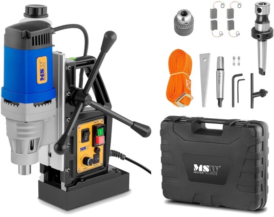 Magnetisk Boremaskin Med Magnetisk Base + Koffert 1300W Msw-Md32-Pro