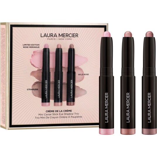 Laura Mercier Holiday Set Crème de la Crème Mini Caviar Stick Eyeshado Laura Mercier Holiday Set Crème de la Crème Mini Caviar Stick Eyeshado