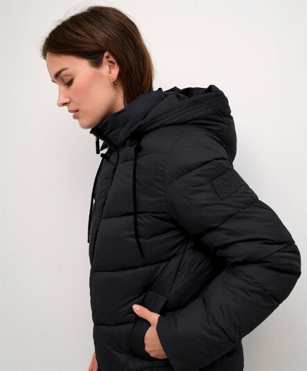 Kaffe Clothing Kaffe Susanne Boblejakke Dame Svart 42